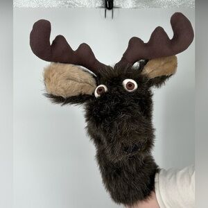 Vintage Original Jacquelyn Morgan 20” Moose Hand Puppet Authentic Super Rare! O4